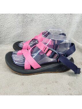 Chaco Shoes Womens Size 8 Pink Strappy Toe Ring Sandals *Read*